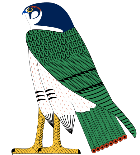 File:Horus as falcon.svg